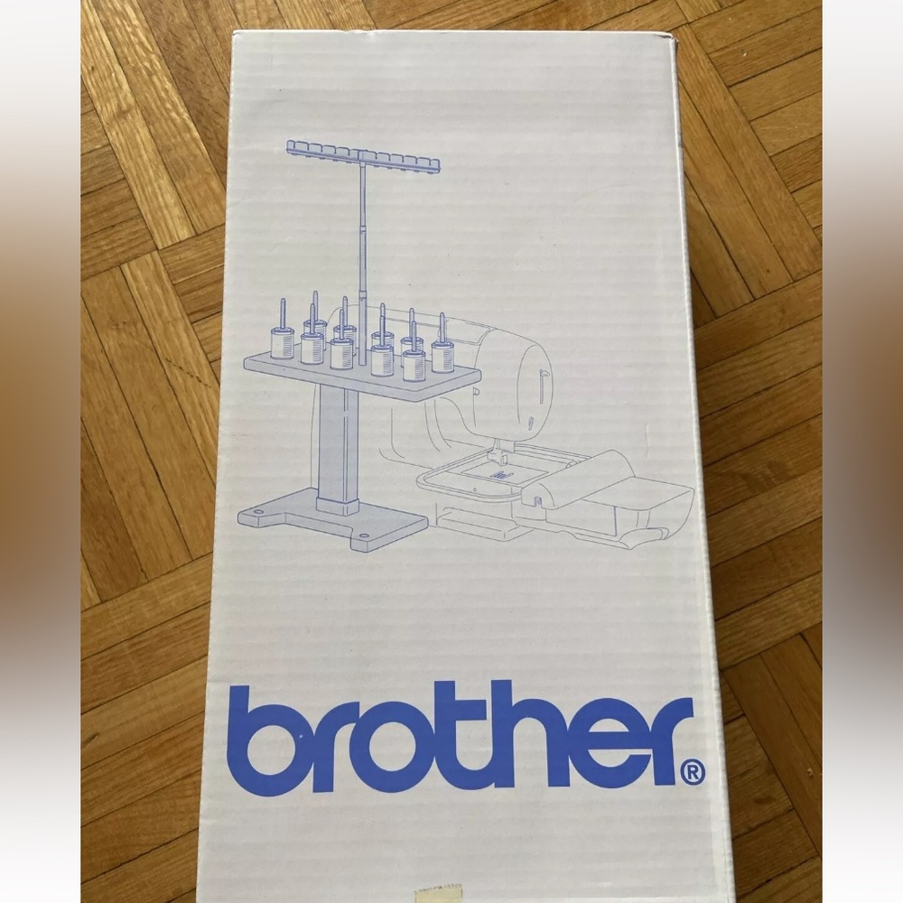 NWT Brother SA503 10-Spool Thread Stand, White New Open Box Sealed Contents